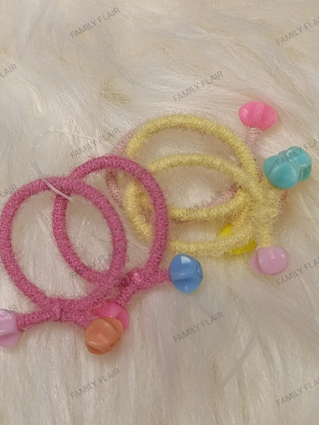 Multi color hair ties (5pcs)