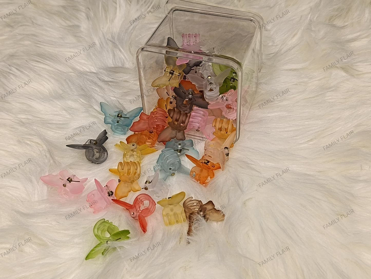 Matte transparent clips (36pcs)